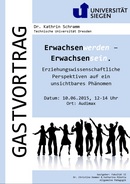 Poster erwachsen werden