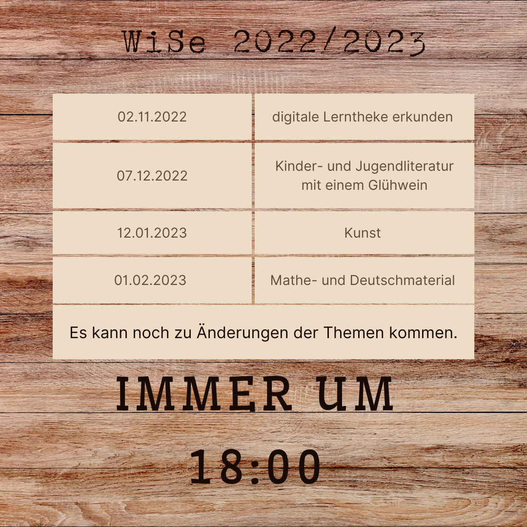 Kaminabende WiSe 22/23 Übersicht 